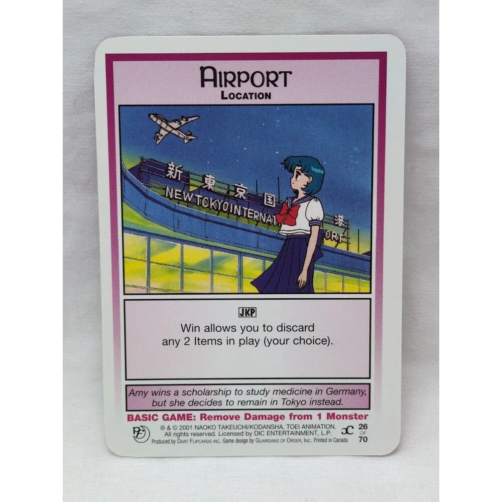 Airport Sailor Moon CCG Past And Future Card #26